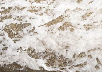 Beauty and strength of a deep blue sea. Beautiful seawaves texture.