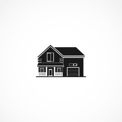 building icon. isolated vector element