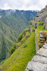 Naklejka na ściany i meble Inca trail, mountains