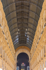Italy, Milan, 13 February 2020, interiors and details of the large gallery