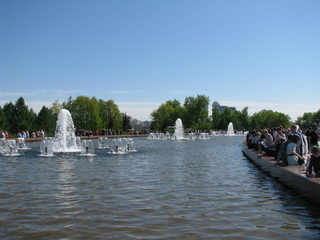 Fountainon Poklonnaya Hill