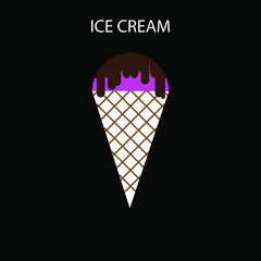 ice cream vector illustration