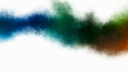 Watercolor painted background. Abstract Illustration wallpaper. Brush stroked painting. 2D Illustration.