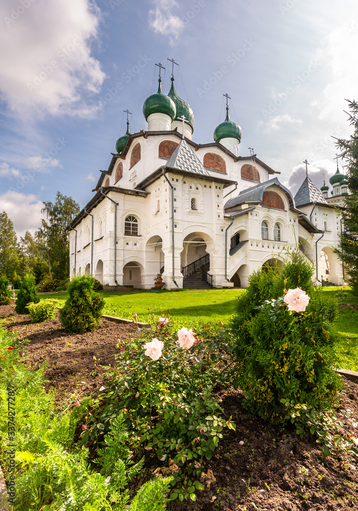 Canvas Prints Nicolo-Vyazhishchsky monastery in Veliky Novgorod, Russia