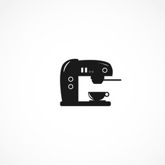 coffee maker icon. isolated vector element