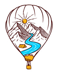 Life is Better Vector Illustration