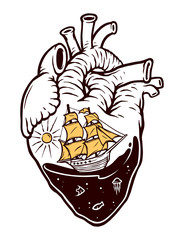 Life is Better Vector Illustration