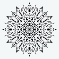 Modern luxury ornamental mandala background with arabesque pattern arabic
 islamic east style.decorative mandala for print, poster,
 cover, brochure, flyer, banner