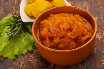 Zucchini squash caviar