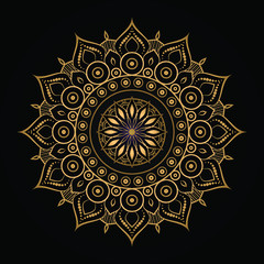 Modern luxury ornamental mandala background with arabesque pattern arabic
 islamic east style.decorative mandala for print, poster,
 cover, brochure, flyer, banner