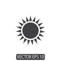 Sun Line Icon Design Vector, Template