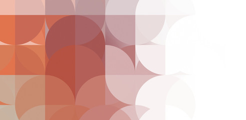 Layers of circular shapes creating a colorful and vibrant design. Digital illustration of circles layout. Futuristic design template.