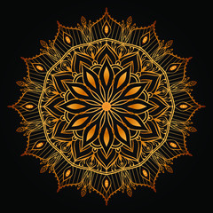 Luxury mandala background with golden arabesque pattern arabic islamic east style.decorative mandala for print, poster, cover, brochure, flyer, banner