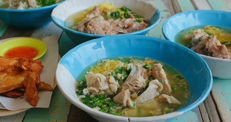 Thailand cuisine dish on restaurant