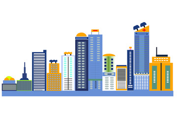 Obraz premium abstract city Building Landscape