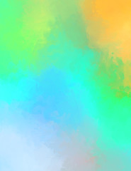 Brushed Painted Abstract Background. Brush stroked painting. Artistic vibrant and colorful wallpaper.