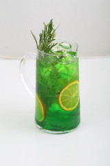 cup of tea with mint