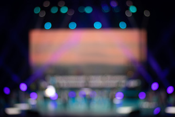Fototapeta na wymiar Blur texture and defocus, background for design. Stage light at a concert show.
