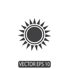 Sun Line Icon Design Vector, Template