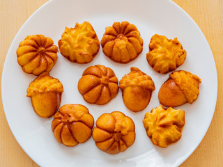 Close up shot of some homemade self baking cake