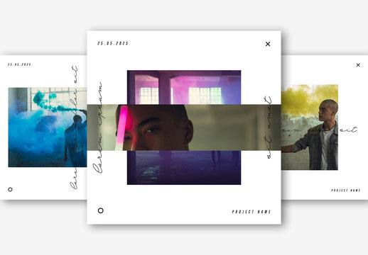 Minimal Social Media Post Layouts