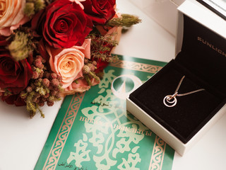 national wedding. Tatar wedding. Muslim wedding. bride's bouquet. rings. mahr. a gift for the bride.