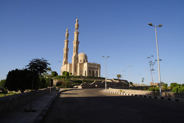Mosque in the city of Aswan, Egypt © moniadk