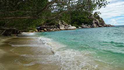 blaues meer gicht strand