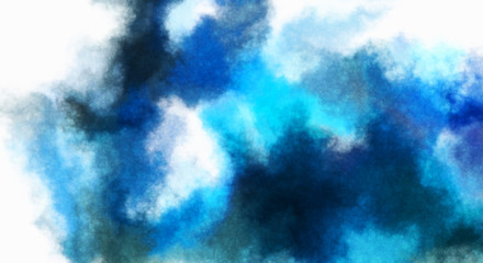 Watercolor painted background. Abstract Illustration wallpaper. Brush stroked painting. 2D Illustration.
