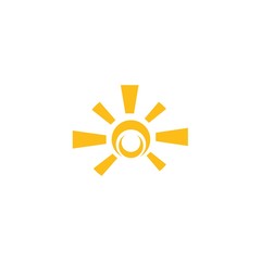 sun ilustration logo