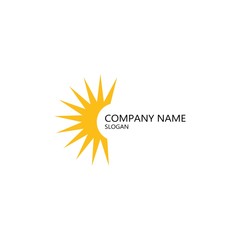 sun ilustration logo