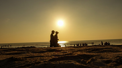 sonnenuntergang strand