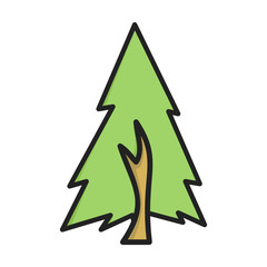 abstract christmas tree