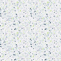 Paint splatter spotty ink repeat vector pattern.