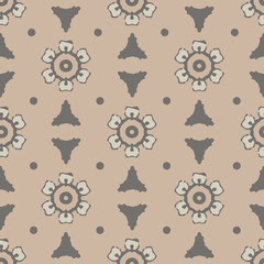 Geometric Nature Collection Illustration Seamless Pattern Background 06