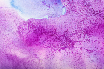 Pink abstract background in watercolor style