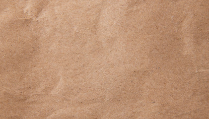 Brown wrinkle recycle paper background texture