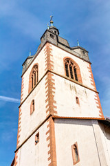 Fototapeta na wymiar Die evangelische Stadtkirche in Groß-Gerau, Hessen