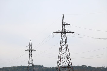 high voltage power lines
