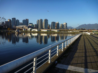 vancouver fluss stadt