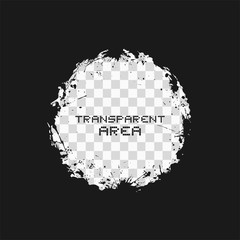 Creative design of ink circle