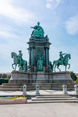 Fototapeta premium Empress Maria Theresia monument on Maria-Theresien-Platz square, Vienna, Austria