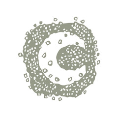 Capital letter. Lettering