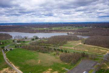 Aerial of Mercer County Park NJ