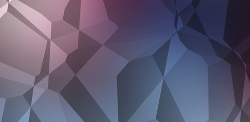 Polygonal background. Colorful wallpaper with geometric design. Digital 3d illustration.