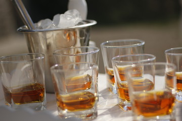 glass of whiskey