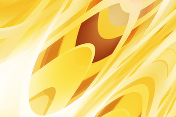 Fluid abstract background with colorful gradient. 2D illustration of modern movement.