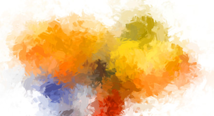 Brushed Painted Abstract Background. Brush stroked painting. Artistic vibrant and colorful wallpaper..