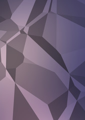 Polygonal background. Colorful wallpaper with geometric design. Digital 3d illustration.