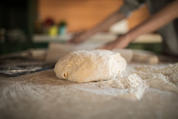 homemade bread dough